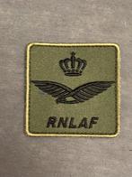 5x5 borst embleem RNLAF, Verzamelen, Verzenden, Marechaussee, Nederland, Embleem of Badge