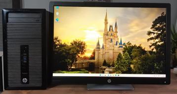 HP 400  Core i5 4570 2.90GHz 8gb ddr3 200GB/1TB SSD/Sata 23" beschikbaar voor biedingen
