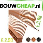 Kombi dakvoetprofiel 1.50 meter lengte en koppelbaar, Doe-het-zelf en Verbouw, Kunststof, Zwart, Nieuw, Ophalen of Verzenden