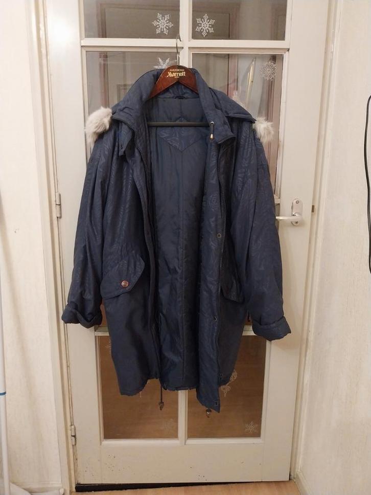 Leuke vlotte dames jas., Kleding | Dames, Jassen | Winter, Zo goed als nieuw, Maat 46/48 (XL) of groter, Blauw, Ophalen of Verzenden