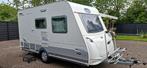 Caravelair 390 Ambiance-Style van 2011 met voortent/luifel, Caravans en Kamperen, Bedrijf, Treinzit, 750 - 1000 kg, Tot en met 4