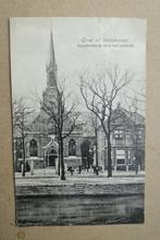 Groet uit Stadskanaal - Gereform. kerk met pastorie (191?), Groningen, Gelopen, Ophalen of Verzenden, Voor 1920