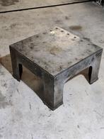 industriële metalen salontafel coffee table, Ophalen, Gebruikt, 50 tot 100 cm, Vierkant