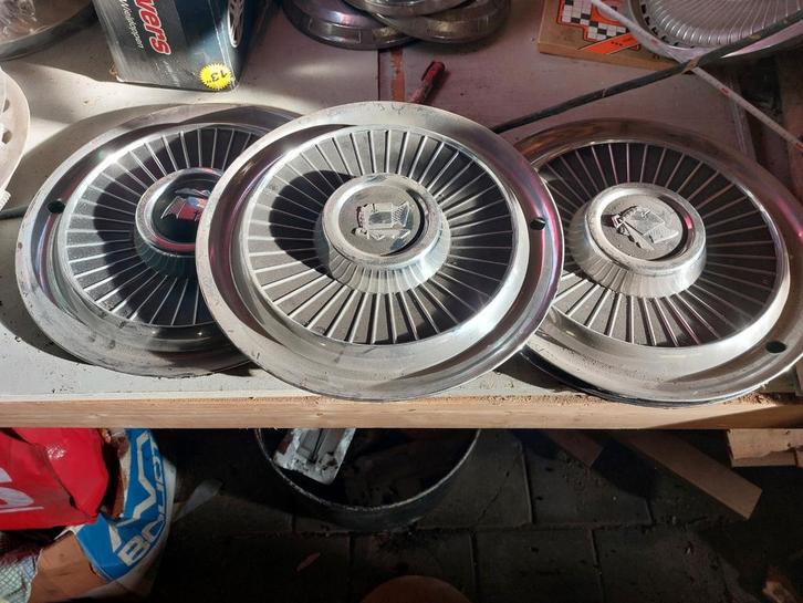 Chrome Wieldeksels Amerikaanse Auto - Oldtimer Look, Auto-onderdelen, Airco en Verwarming, Amerikaanse onderdelen, Oldtimer onderdelen