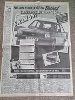 Advertentie Ford Fiesta Festival (krant 1982), Verzamelen, Ophalen of Verzenden, 1980 tot heden, Knipsel(s)