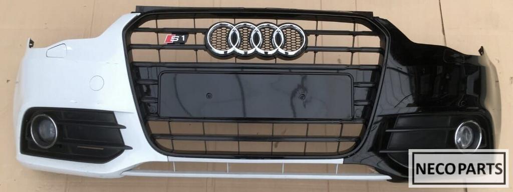 BUMPER AUDI A1 8X 8X0 S LINE S1 VOORBUMPER GRILL ORIGINEEL, Auto-onderdelen, Gebruikt, Achterklep, Achter, Audi