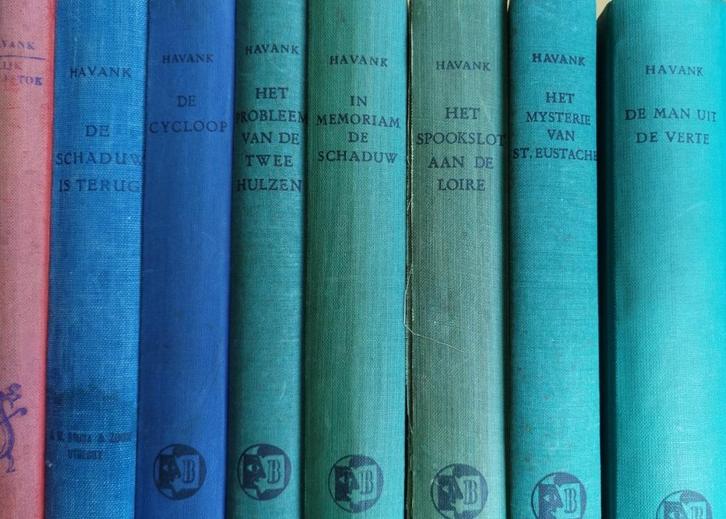 Havank - Heel veel titels, Boeken, Detectives, Gelezen, Ophalen of Verzenden