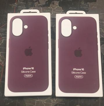 Siliconenhoesje met MagSafe voor iPhone 16 - Pruimenpaars beschikbaar voor biedingen