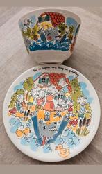Blond Amsterdam efteling de wolf&de 7 geitjes 2 set, Ophalen, Blond Amsterdam, Nieuw, Bord(en)