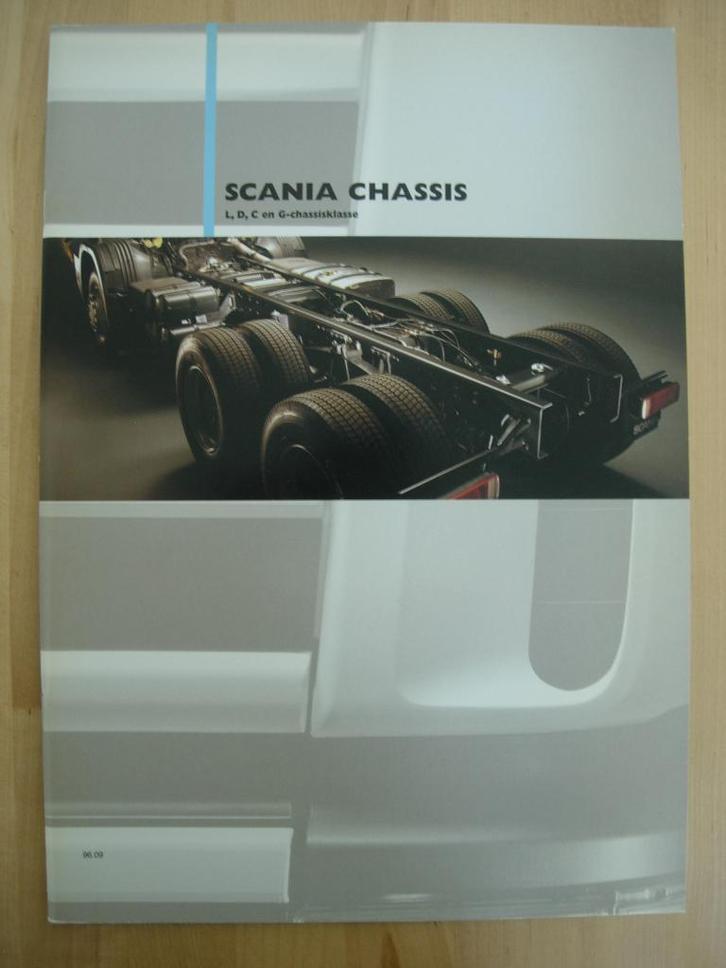 Scania Chassis Brochure 1996 – 144 124 114 94 L D C G, Boeken, Auto's | Folders en Tijdschriften, Zo goed als nieuw, Overige merken