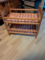 Houten Poppenhuis Stapelbed, Kinderen en Baby's, Speelgoed | Poppenhuizen, Ophalen of Verzenden, Zo goed als nieuw, Toebehoren