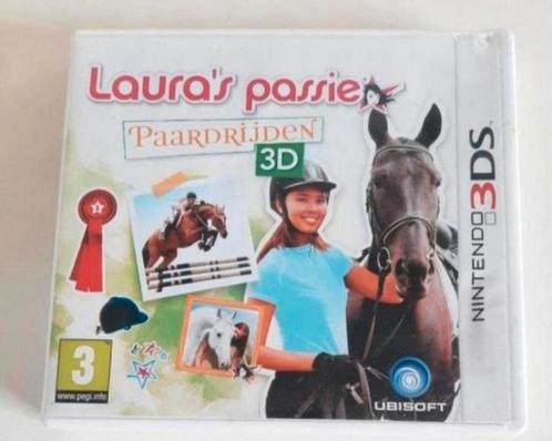 Laura's Passie Paardrijden 3D spel 3DS incl. boekje, Spelcomputers en Games, Games | Nintendo 2DS en 3DS, Gebruikt, Ophalen of Verzenden