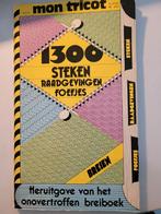 Vintage mon tricot 1300 steken breiboek uit 1983, Hobby en Vrije tijd, Breien en Haken, Ophalen of Verzenden, Haken, Patroon of Boek