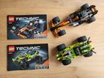 Lego technic 42026 en 42027 (pull back), Ophalen of Verzenden, Zo goed als nieuw, Complete set, Lego