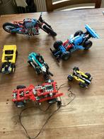 Lego technic crossmotor race wagen,monstertruck enzSet 40,00, Ophalen of Verzenden, Gebruikt
