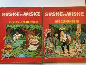 Zoemende ei + Nerveuze Nerviers 2kleur Suske Wiske 1e  druk beschikbaar voor biedingen