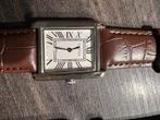 Leuk dames horloge Leren bandje quartz loopt perfect, Overige merken, Leer, Staal, Nieuw