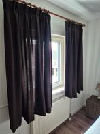 Overgordijnen, Huis en Inrichting, Ophalen, Bruin, 150 tot 200 cm, Zo goed als nieuw
