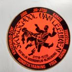 Oude sticker.  Sportschool van LEEUWEN.  Katwijk/Noordwijk/R, Ophalen of Verzenden, Zo goed als nieuw, Overige typen