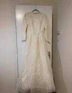 Mooie vintage trouwjurk (jaren 50/60?), Ophalen of Verzenden, Zo goed als nieuw, Wit, Trouwjurk