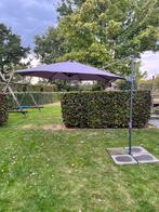 Zweefparasol met voet, Ophalen, Gebruikt, Kantelbaar, 2 tot 3 meter