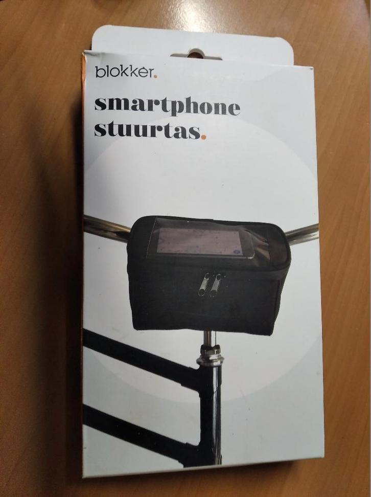 Smartphone stuurtas voor de fiets van Blokker, nieuw, Fietsen en Brommers, Fietsaccessoires | Fietstassen, Nieuw, Ophalen of Verzenden