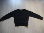 Zwarte sweater met zwarte sterren print 146/152, Meisje, Trui of Vest, Ophalen of Verzenden, Zo goed als nieuw