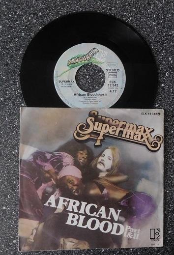 Supermax - African blood (vanaf € 1,75), Cd's en Dvd's, Vinyl Singles, Zo goed als nieuw, Single, Pop, 7 inch, Ophalen of Verzenden