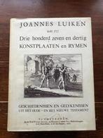 Joannes Luiken Geschiedenissen en Gelykenissen 1977, Gelezen, Ophalen of Verzenden, Joannes Luiken, Grafische vormgeving