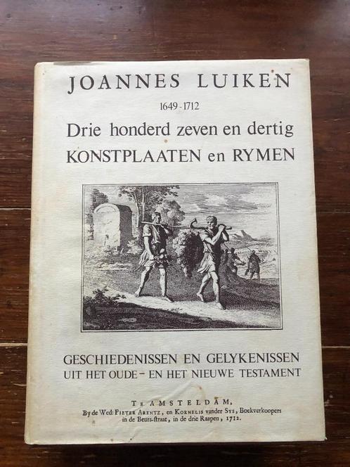 Joannes Luiken Geschiedenissen en Gelykenissen 1977, Boeken, Kunst en Cultuur | Beeldend, Gelezen, Grafische vormgeving, Ophalen of Verzenden