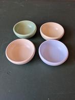 Vintage Pastel Schaaltjes, Ophalen, Rond