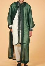 Driedelige Bruidegom Set Groen en bordeaux, Kleding | Heren, Ophalen of Verzenden, Zo goed als nieuw