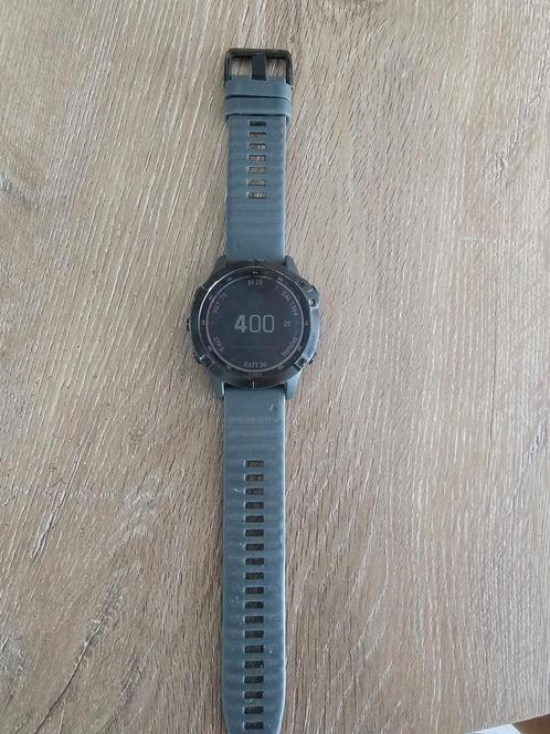 Garmin Fenix 6 Pro Solar, Sieraden, Tassen en Uiterlijk, Smartwatches, Gebruikt, Android, Zwart, GPS, Ophalen of Verzenden