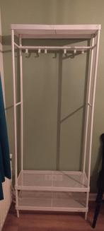 Kledingrek wit, Huis en Inrichting, Gebruikt, Metaal, 150 tot 200 cm, Ophalen