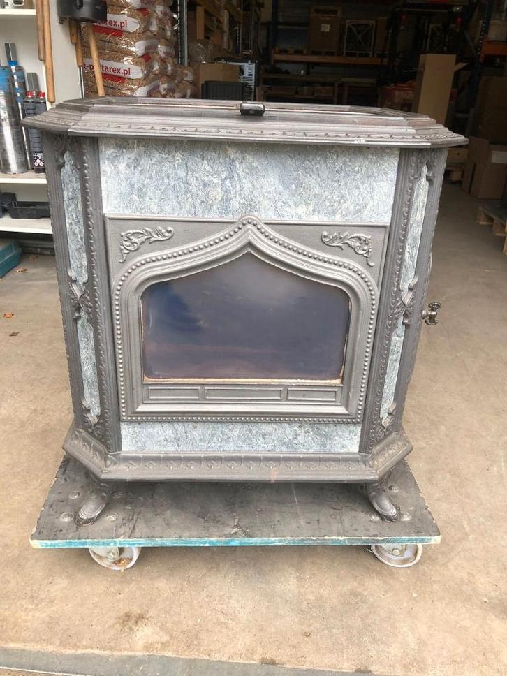 Houtkachel Speksteen Altech Gebruikt, Huis en Inrichting, Kachels, Gebruikt, Vrijstaand, Houtkachel, Hout, Ophalen