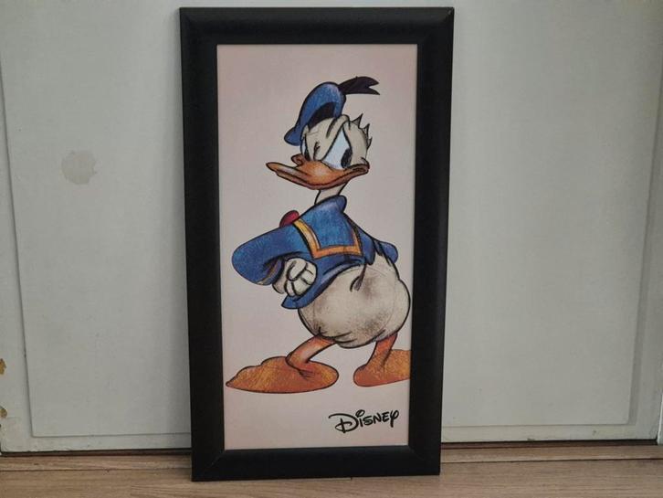 Disney Donald Duck lijst foto schilderij, Huis en Inrichting, Woonaccessoires | Schilderijen, Tekeningen en Foto's, Zo goed als nieuw