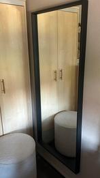 Zwarte Ikea Nissedal spiegel zo goed als nieuw, Huis en Inrichting, Woonaccessoires | Spiegels, Ophalen, Minder dan 50 cm, Zo goed als nieuw