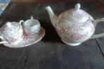 Engelse rozen melk en suiker en theepot, Antiek en Kunst, Antiek | Servies los, Ophalen of Verzenden