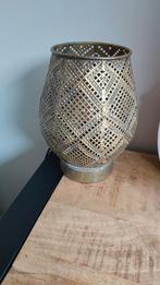 Leuke tafellamp goudkleurig, Ophalen of Verzenden, Zo goed als nieuw, Minder dan 50 cm