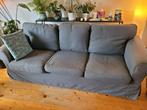 Ikea Ektorp 3-zits bank grijs, Ophalen, Gebruikt, Tweepersoons, 75 tot 100 cm