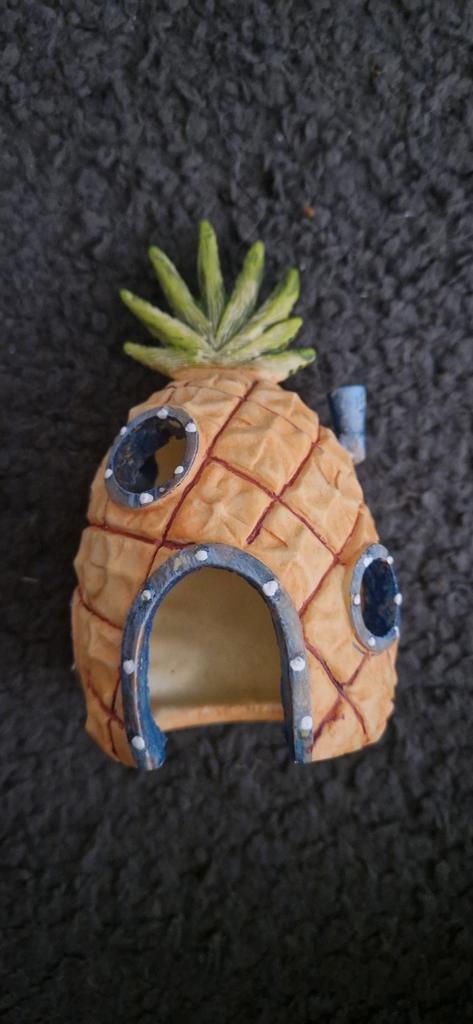 Sponge Bob ananas voor aquarium, Dieren en Toebehoren, Vissen | Aquaria en Toebehoren, Zo goed als nieuw, Sierelement, Ophalen of Verzenden