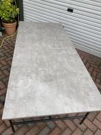 Marmer look Eettafel, Huis en Inrichting, Tafels | Eettafels, Ophalen, Gebruikt, 200 cm of meer, 50 tot 100 cm