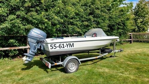 Speedboot/toerboot/motorboot yamaha 25pk 4takt! Powertrim!, Watersport en Boten, Speedboten, Zo goed als nieuw, 3 tot 6 meter