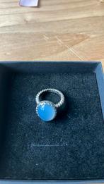 Pandora ring chalcedone  -nieuwstaat, 18 tot 19, Ophalen of Verzenden, Zo goed als nieuw, Dame