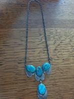 Zilveren turquoise navajo ketting, Verzenden