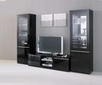 Woonkamer Forever Chrome 2 hoogglans zwart wit Sale.inboedel, Ophalen of Verzenden