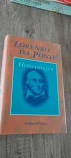 Lorenzo Da Ponte - Herinneringen, Boeken, Ophalen of Verzenden, Gelezen, Lorenzo Da Ponte, Kunst en Cultuur
