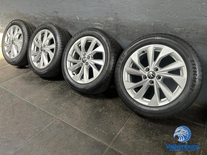 7mm! Originele VW Polo 6 2G AW 16 Palermo inch velgen 5x100, Auto-onderdelen, Banden en Velgen, Banden en Velgen, Zomerbanden