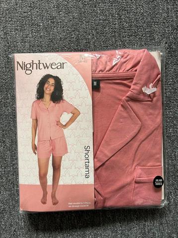 Roze Nightwear Shortama - Maat M beschikbaar voor biedingen