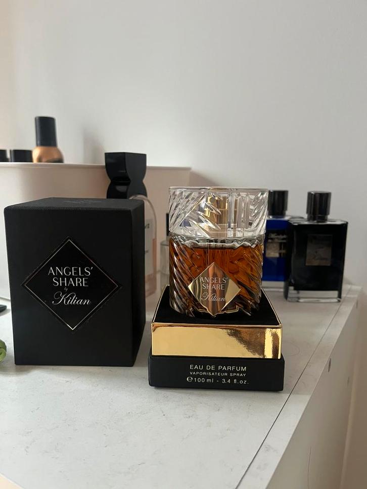 Angels Share By Kilian 100ML, Sieraden, Tassen en Uiterlijk, Uiterlijk | Parfum, Zo goed als nieuw, Ophalen of Verzenden